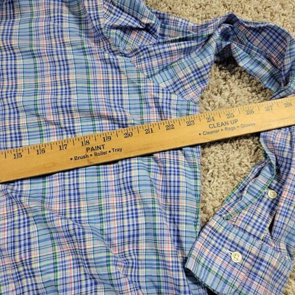 Polo Ralph Lauren Shirt Mens Large Colorful Plaid Button Up Long Sleeve Preppy - Picture 3 of 7